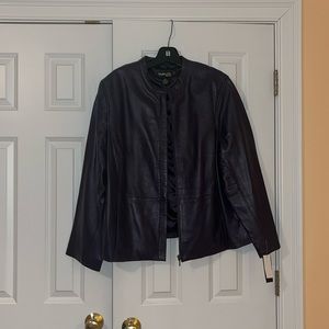 Style and Co leather jacket